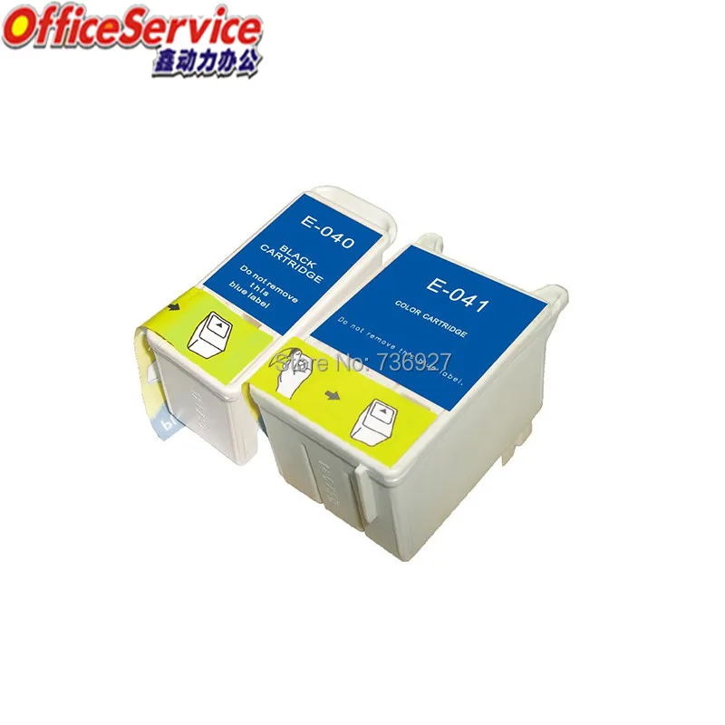 

Compatible Ink Cartridges T040 T041 Full ink For Stylus C62 CX3200 inkjet printer , with chip