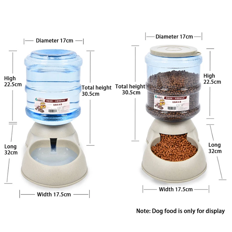 3.8л автоматическая кормушка для собак кошек, поилка для собак, поилка для воды, поилка для кошек, большая емкость, дозатор для домашних животных, кошек, собак