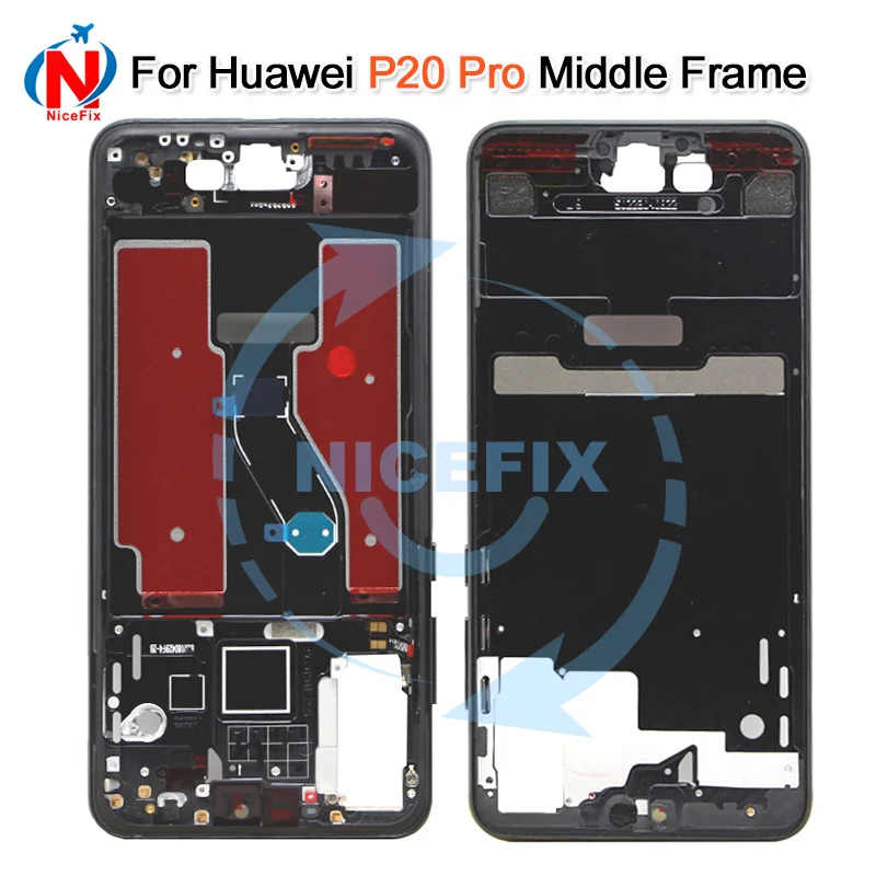 Для Huawei P20 Pro средняя рамка пластина Крышка Ремонт Часть CLT AL01 Plus Средняя|Корпусы и