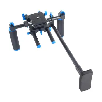 

DSLR Rig Double-hand Handgrip Shoulder Mount Rig and Shoulder Mount Rig Shoulder Pad for DSLR Cameras , and DV Camcorders