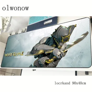 

warframe pad mouse computer gamer Boy Gift mouse pad 900x400x3mm padmouse wrist rest mousepad ergonomic gadget office desk mats