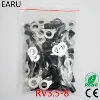 RV3.5-8 Black Ring insulated terminal cable Crimp Terminal suit 2.5-4mm2 Cable Wire Connector 100PCS/Pack RV3-8 RV ► Photo 1/2