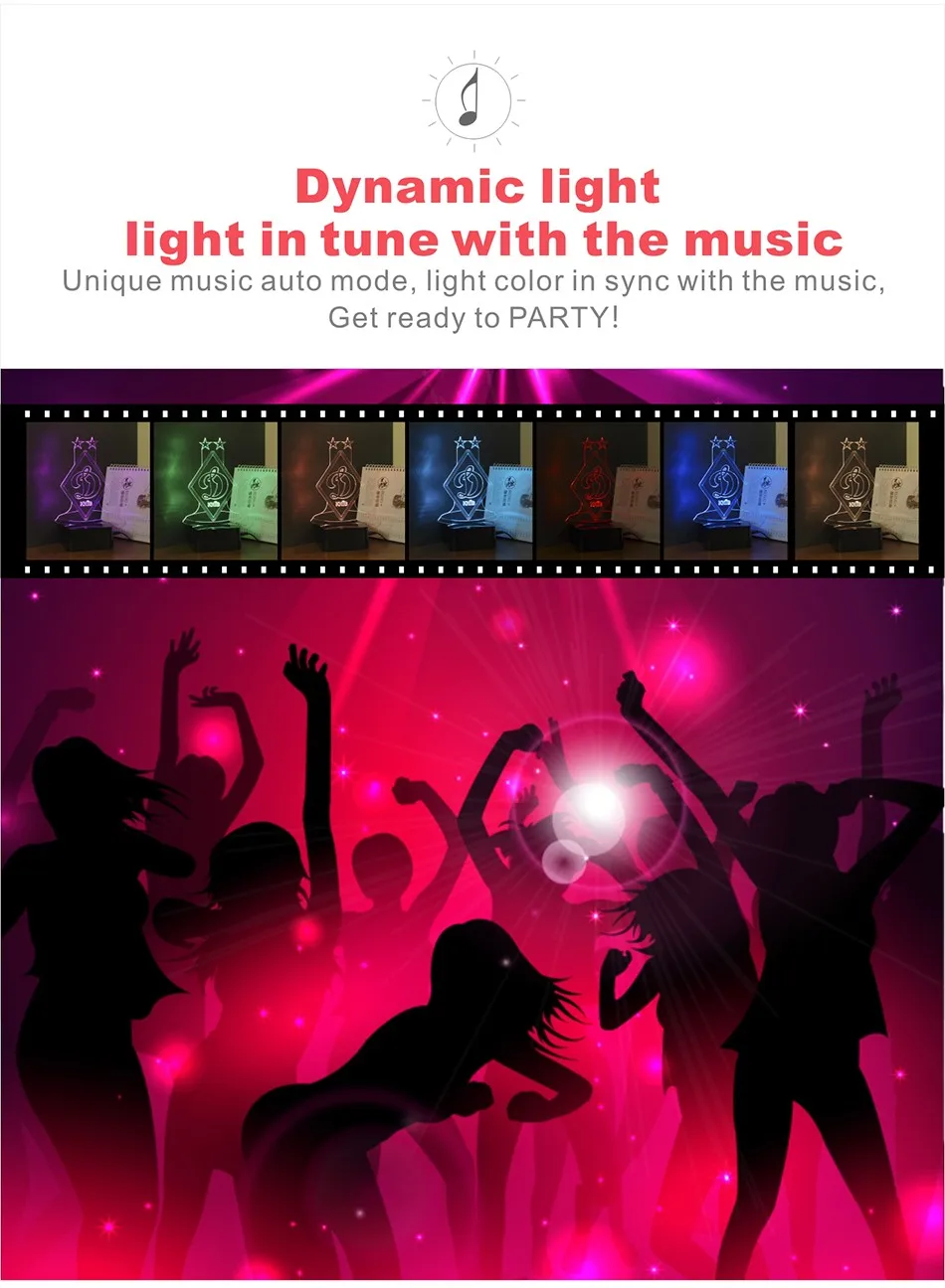 Innovative USB Lamp 3D Night Lights with Berlin Football Club Shaped Touch Led Desk Lamp as Cluz Nocturna Led Luz De Noche (4)