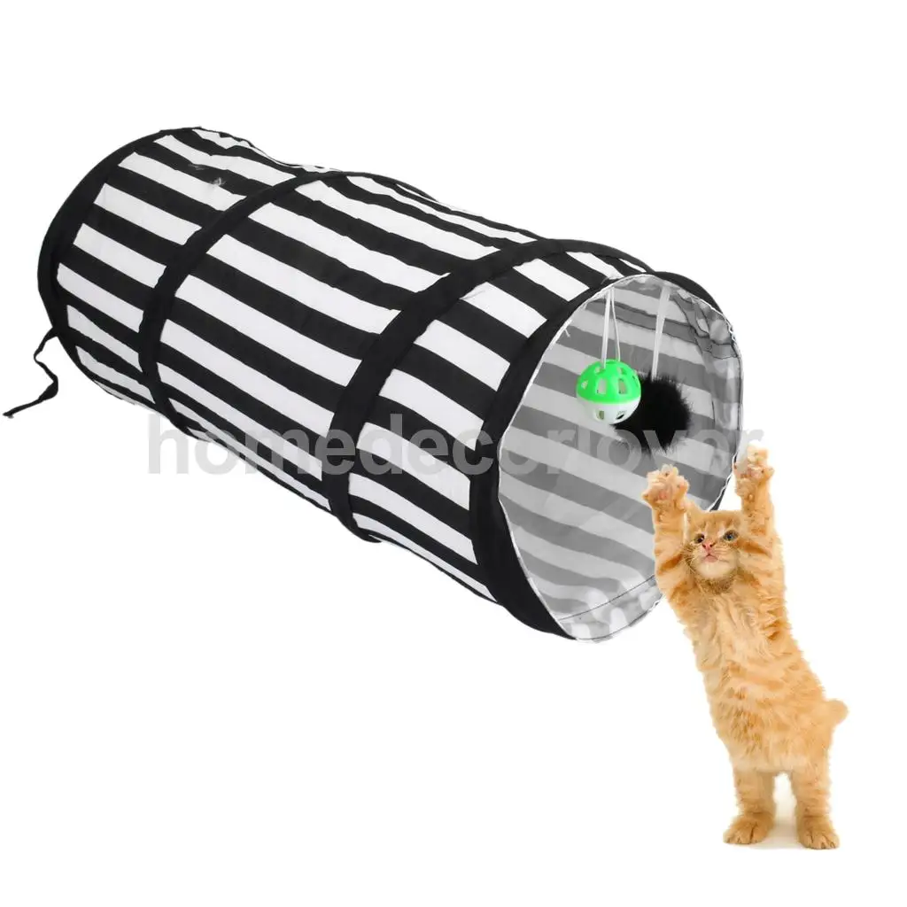 Pop Up Cat Dog Pet Favor Play Tunnel Exercise Activity Toy Camouflage
