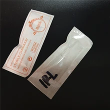 100 шт Перманентный макияж иглы наконечник 1RL татуировки иглы колпачки насадка для татуажа бровей губ машинка для подводки глаз поставка