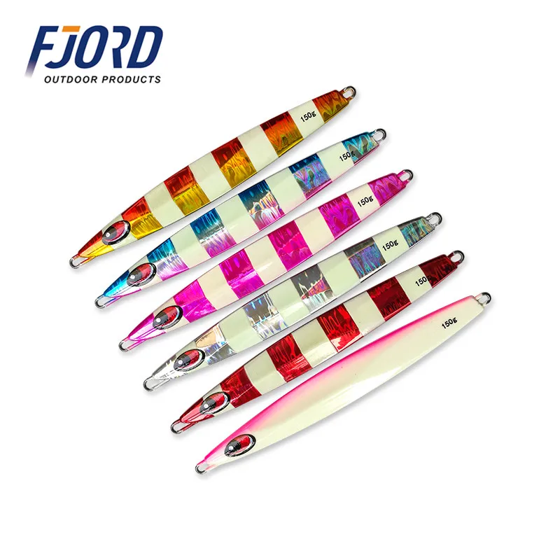 FJORD 150g/200g/250g/300g Металл джиггинг скорость погружение медленный встряхивание
