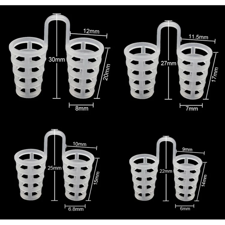 8 шт./кор. против храпа дышать для удобного Сна От Храпа помощи Носовые расширители устройство перегрузки помощи без полосок конусов