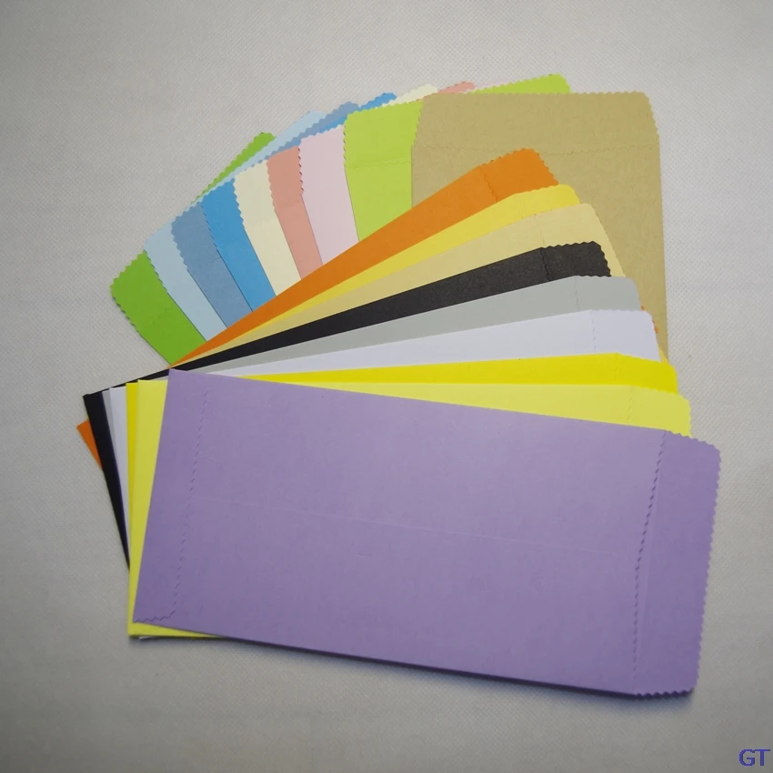 Почтовые открытки 100 шт/17x8,5 см красочные мини-конверт из крафт-бумаги Универсальный Стандартный в китайском стиле ретро "сделай сам" для наличных/карты/буквы/подарки