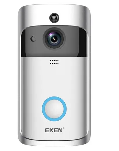 Eken V5 смарт WiFi видео дверной звонок мобильный телефонный звонок домофон с колокольчиком ночного видения IP дверной звонок беспроводная домашняя камера безопасности - Цвет: standard