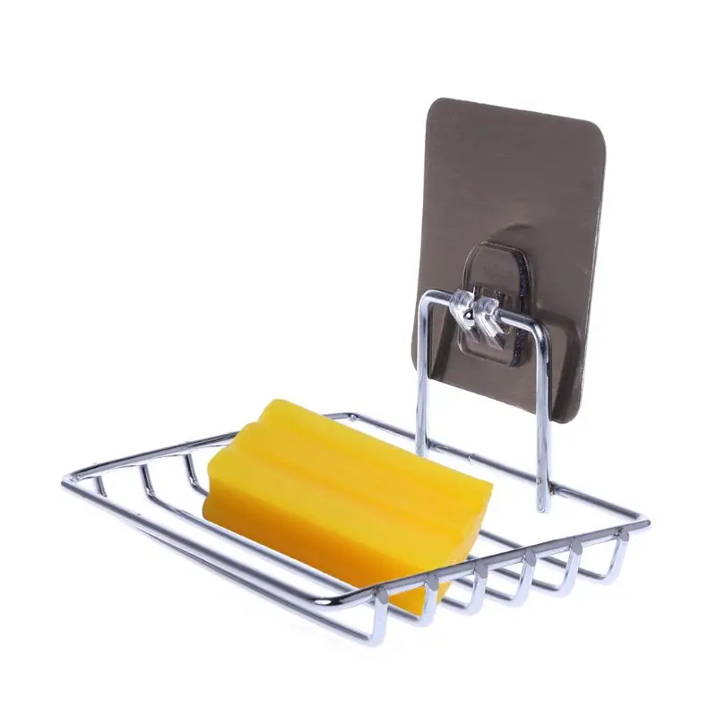 Настенный держатель для мыльницы клейкая всасывающая полка для ванной комнаты-hol