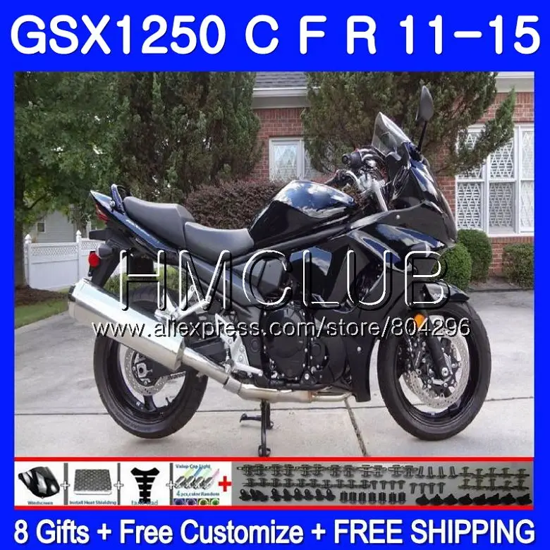 

Fairing For SUZUKI Bandit GSX1250F GSX1250F GSX1250C 11 12 13 14 15 30HM4 GSXF1250 GSX1250C 2011 2012 2013 2014 2015 Gloss black