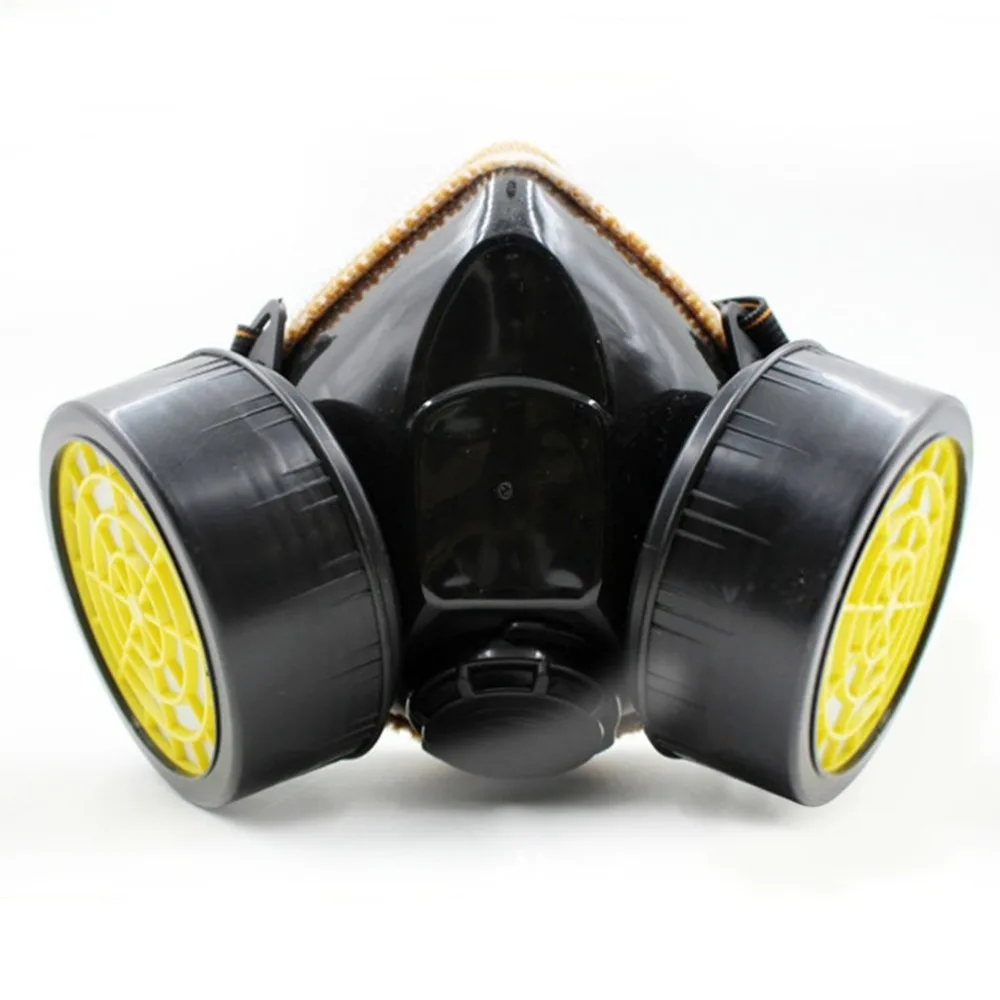 Анти-пыль/анти-житель зла маска химическая безопасность живопись газовый воздушный фильтр респиратор с очками оборудование для