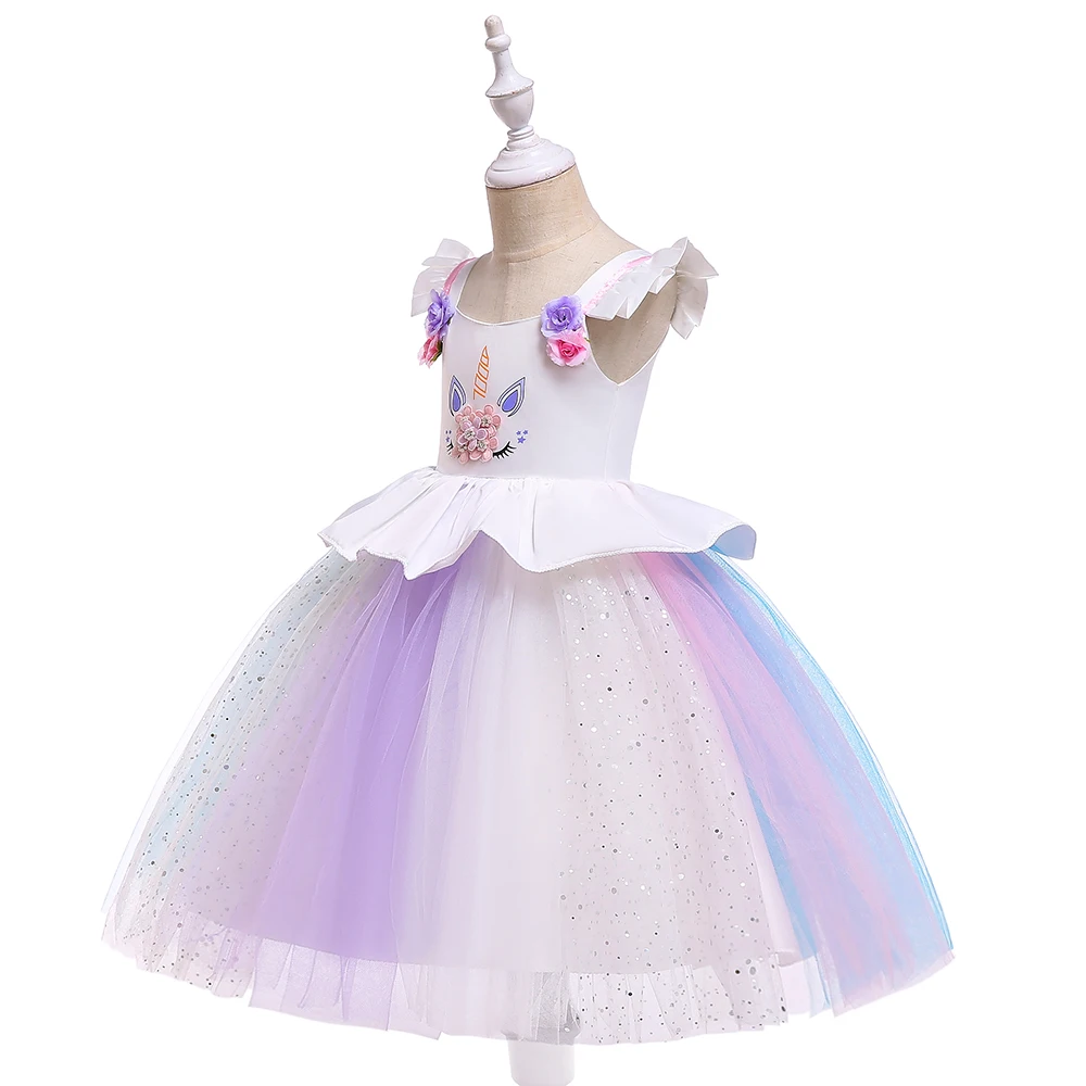 Colorful Unicorn Party Dress -Unicorn Fashion HTB1rbi8acrrK1RjSspaq6AREXXaI