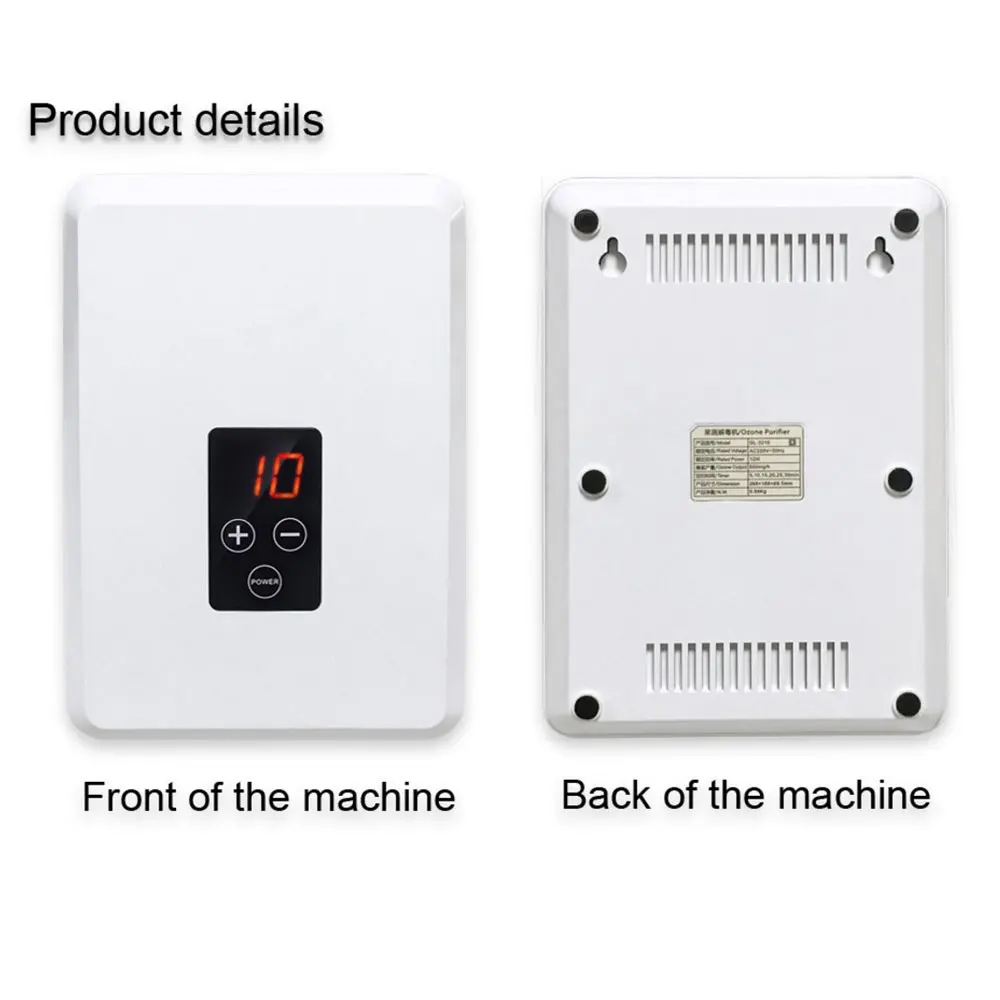 Портативный генератор озона, очиститель воздуха, кислородная машина, озонатор, озонатор, стерилизация воздуха и воды, 220 В, 400 мг, цифровой таймер