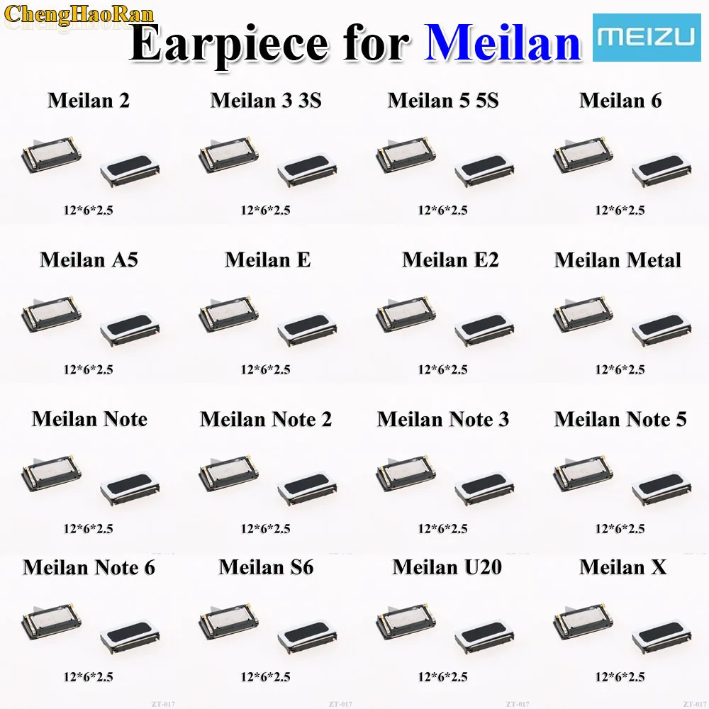 2 шт. передний верхний Наушник Динамик Звуковой приемник для Meizu Meilan Note/S6/6/A5/5 5S/3 3