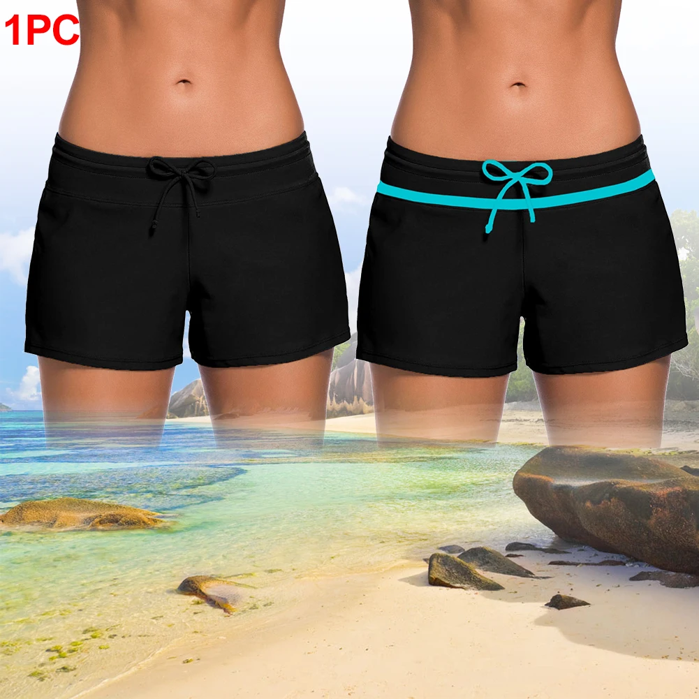 Спортивные пляжные штаны Летние Шорты для купания Drawstring женщин шорты Детская
