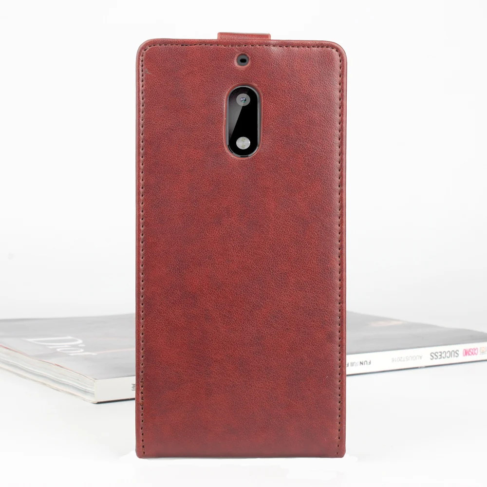 Чехол для Nokia 6 модный кожаный чехол с тиснением откидной вертикальный задний