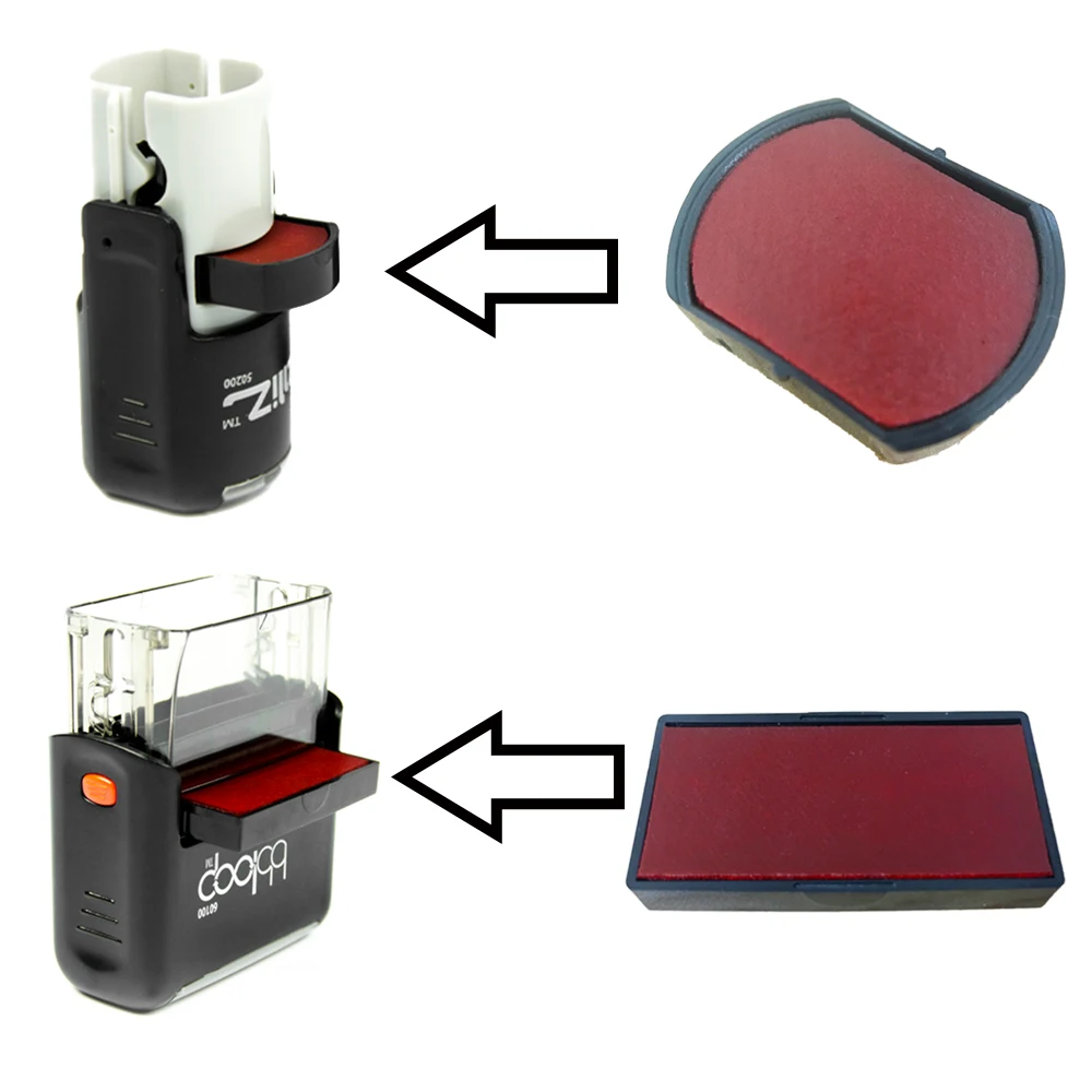 Paid Self Inking Rubber Stamp for Professional and Personal Use|Fast Drying Ink Executive Supplies Red Ink