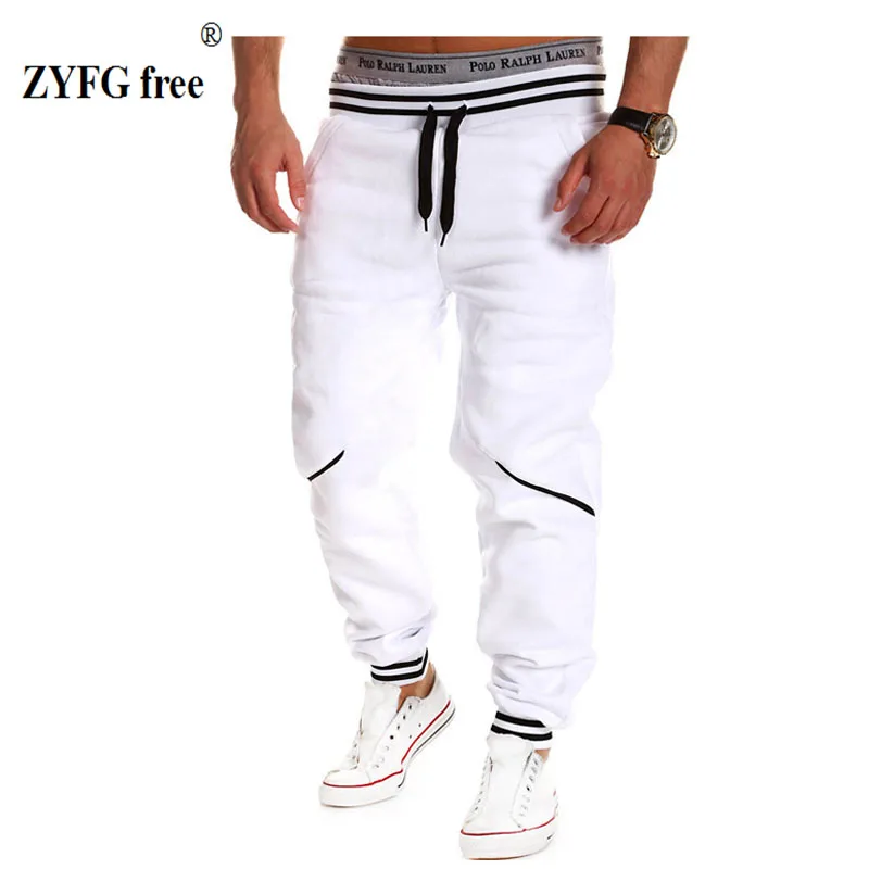 

2017 New Men's Casual style Lounge pants men sports Leisure Fashion Fitness Workout Pants stripe popular Sweatpants Trousers