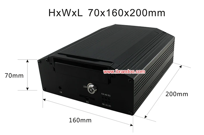 6 uds Cámara MDVR kit de 8 canales HDD 960H juegos de DVR para el coche para autobús envío gratis