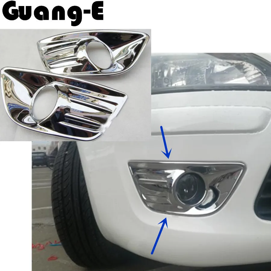 

High Quality car Styling cover ABS Chrome lamp front fog Light Trim frame for Citroen C-Triumph C4 2008 2009 2010 2011 sedan