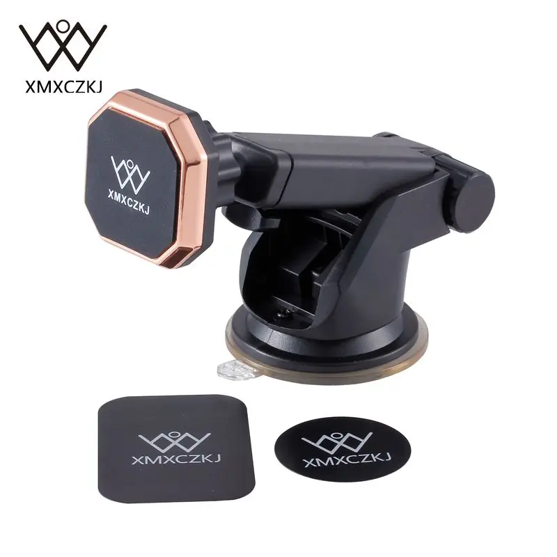 

XMXCZKJ Universal Solid Series Telescopic Magnetic Car Mount Mobile Phone Stand Holder 360 Rotation For Mobile phone
