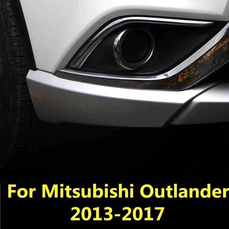 Для Mitsubishi Outlander 2013-2017 защита переднего бампера угловая Защита от царапин