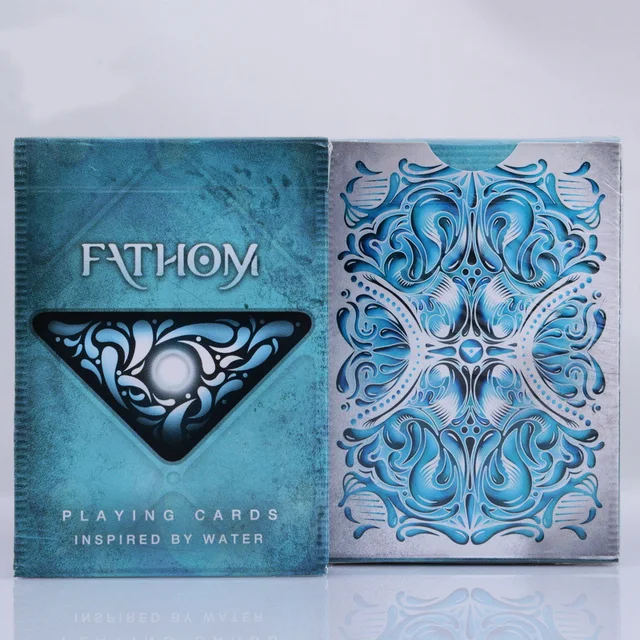 Cheap 1 PCS Fathom Playing Cards Ellusionist Bicycle Playing Cards 88*63mm Blue Paper Cards With Free Shipping Cheap 1 PCS Fathom Playing Cards Ellusionist Bicycle Playing Cards 88*63mm Blue Paper Cards With Free Shipping