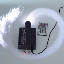 16 Вт RGBW Светодиодная лампа двигателя+ 150 шт. 0,75 мм длиной 2 м конец свечение ПММА комплект оптического волокна