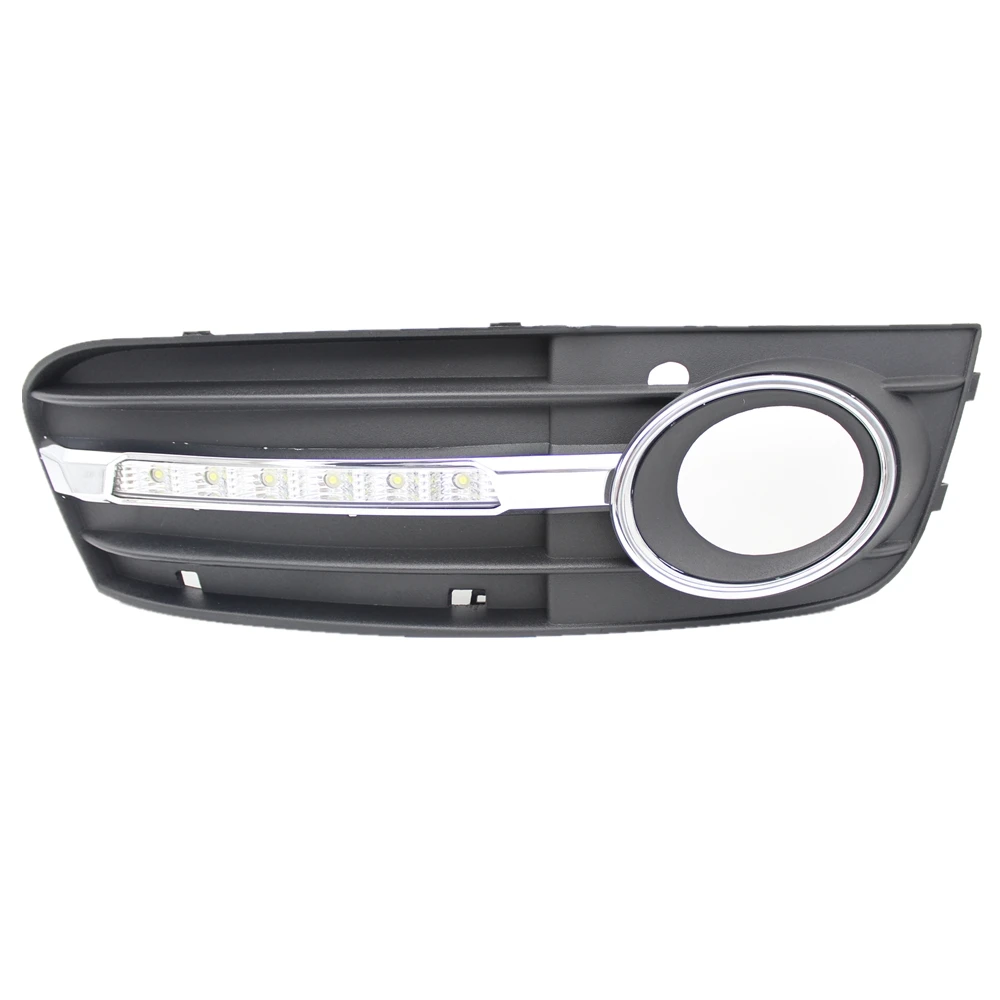  2PCS LED DRL For Audi A4 B8 2009 2010 2011 2012 Car-Styling LED DRL Daytime Running Light Daylight  - 33049064691