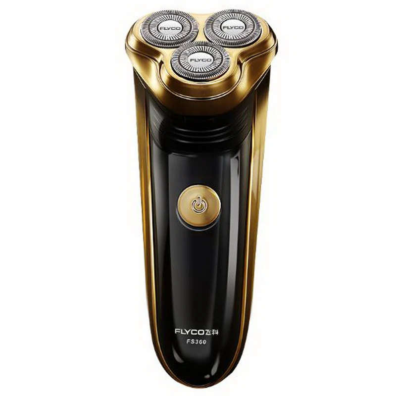 

281212 / Men An electric razor / Double loop knife nets / Golden appearance / Humanized design / Electronic switch