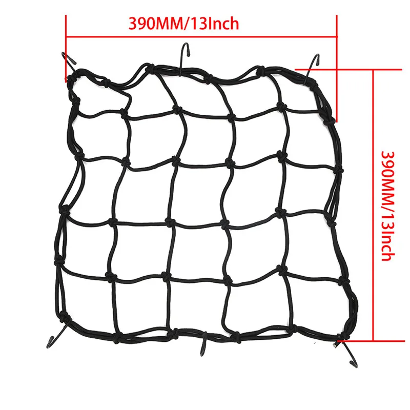 Black Motorcycle Cargo Net  (13)