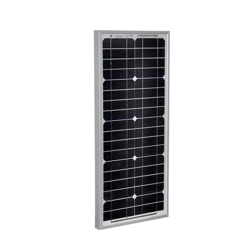 Монокристаллическая солнечная панель 18 в 20 Вт 12 в солнечное зарядное устройство для автомобильного аккумулятора фургон, кемпинг - Цвет: Solar Panel 20w 12v
