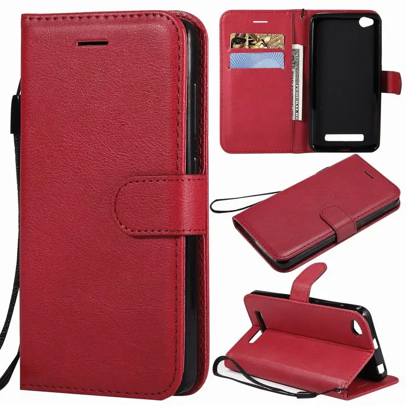 Кожаный чехол-кошелек для Xiaomi Redmi 4A, чехол-книжка Redmi 4A, чехол для телефона s Redmi4A 4 A, чехол с откидной крышкой, защита для смартфона