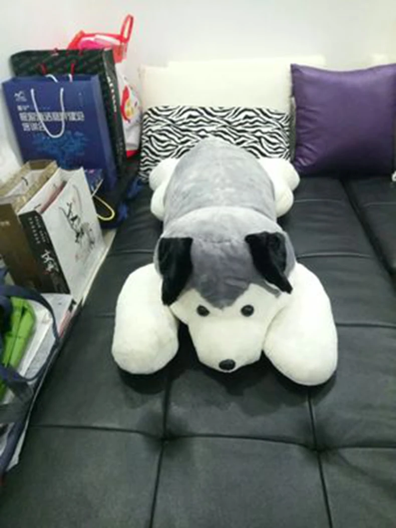 Cute Animal Husky Plush Toys Dolls Large Cartoon Dogs Valentine's Day Gifts Decoration 39inch 100cm DY50505 (15)