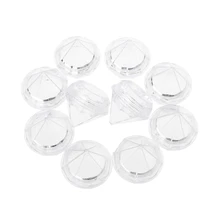 10 шт./компл. 5 г Прозрачный Крем с алмазными частицами коробка многоразового пустой косметический чехол для путешествий