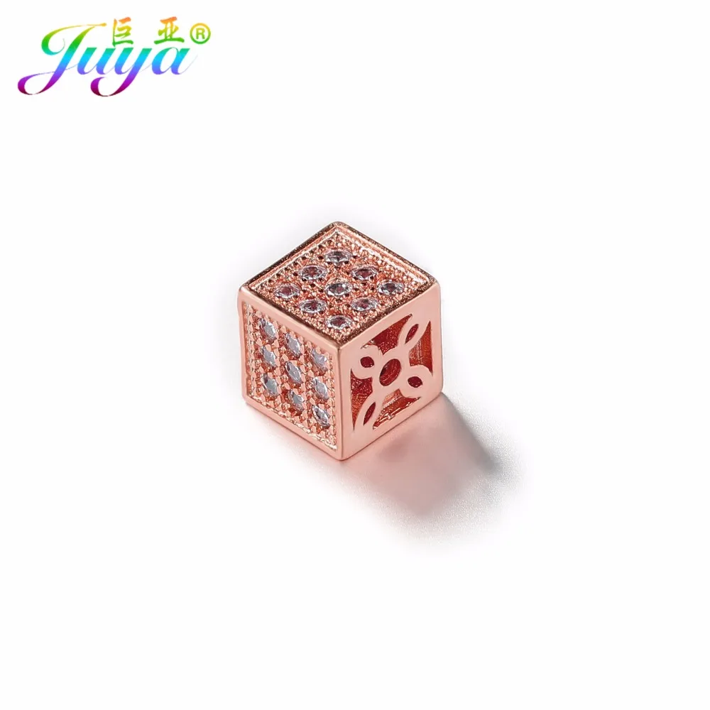 DIY металлические бусины поставки микро проложить Циркон AAA кубический цирконий