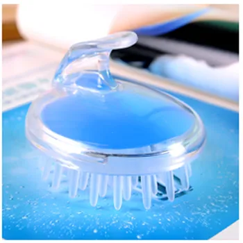 

Hot Silicone Shampoo Scalp Shower Body Washing Hair Massage Massager Brush Comb Blue Purple Pink Green Comb Tools High Quality