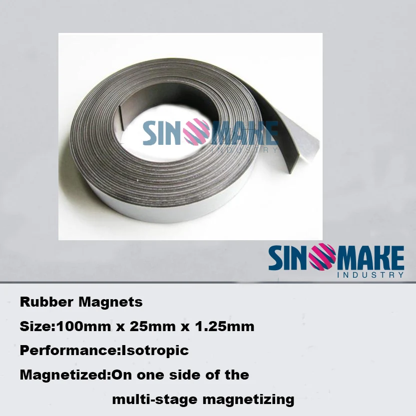 Rubber size100mm x 25mm x 1.25mm Fridge