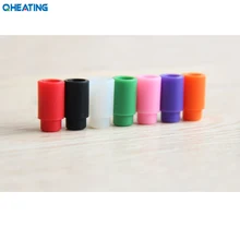 Qheating 510 силиконовые одноразовые капельные наконечники тестовые капельные наконечники мундштук Индивидуально Упаковка 7 цветов на выбор 10 шт/20 шт/партия