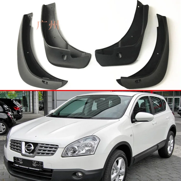 

For Nissan Qashqai J10 2008-2013 4PCS Mud Flaps Splash Guards Fender Mudguard Kit Mud Flap Splash Guards Mudguard Car styling