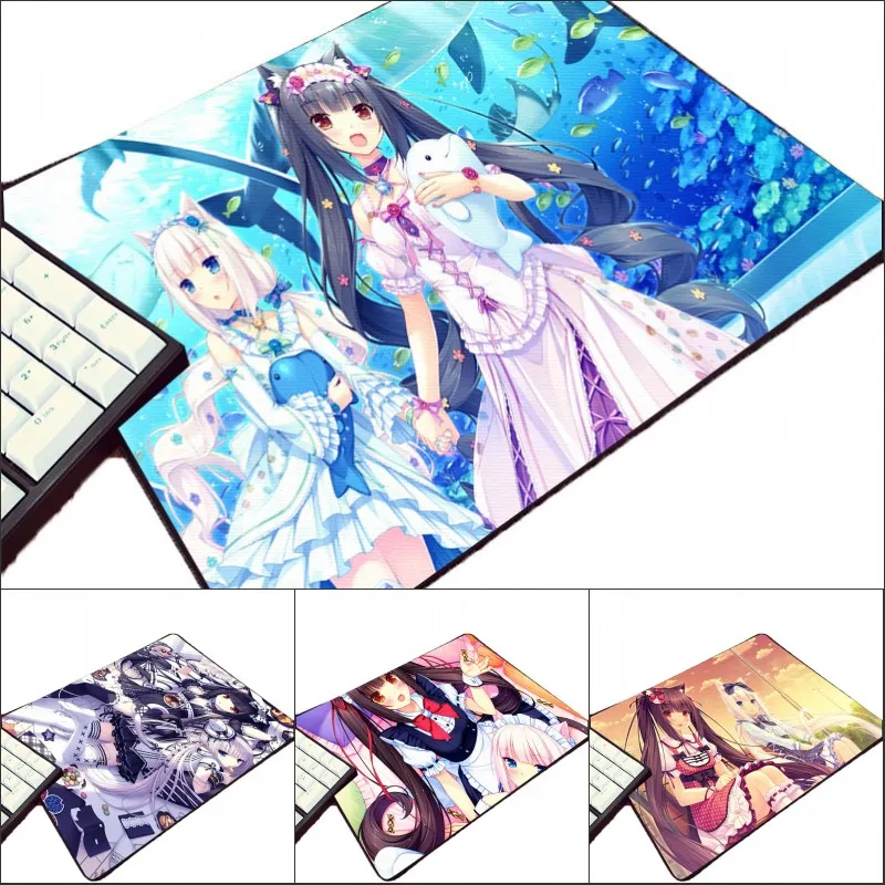 

Mairuige for Anime Fans Lovers Creative Diy Chocola Nekopara Mouse Pad ACG Game Pc Computer Galgame Gamer Table Desk Mousepad