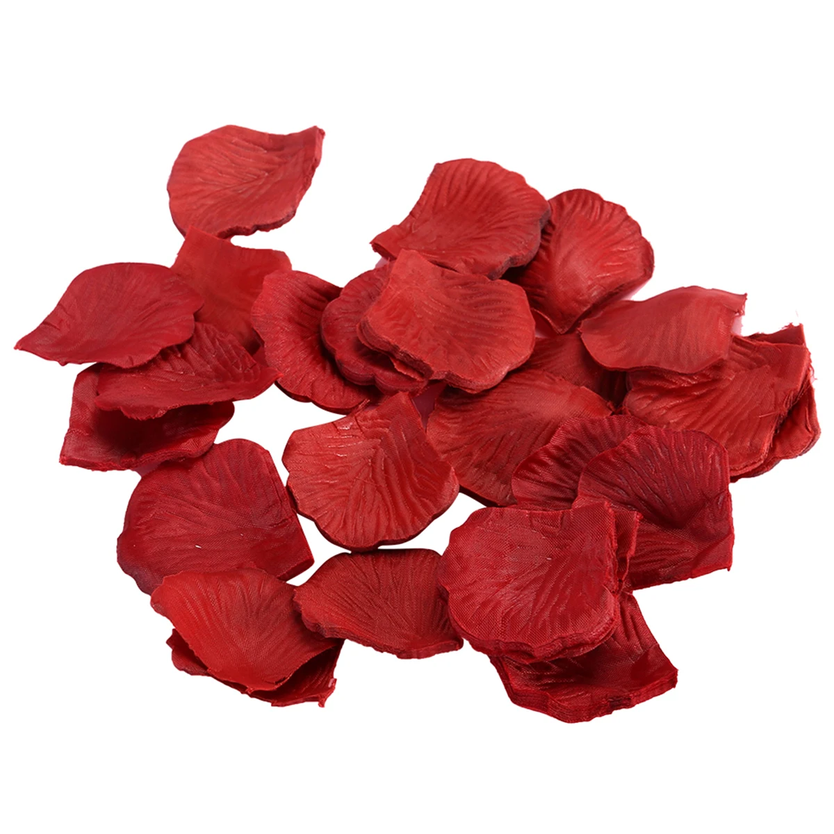 Упаковка из 10 шт. поддельные искусственные лепестки роз свадебное украшение цветок - Цвет: Красный