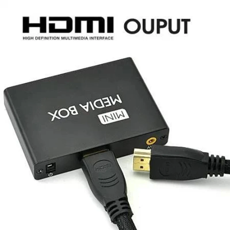 1080 P полный HDD Media Player YPrPb HDMI/AV SD/MMC MKV AVI rmvb видео плеер с Дистанционное управление
