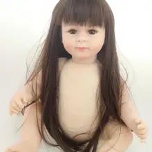 52 см Моделирование девочка голый ребенок игрушки для детей Reborn baby подарок ролевые игры Куклы для детей 20 дюймов