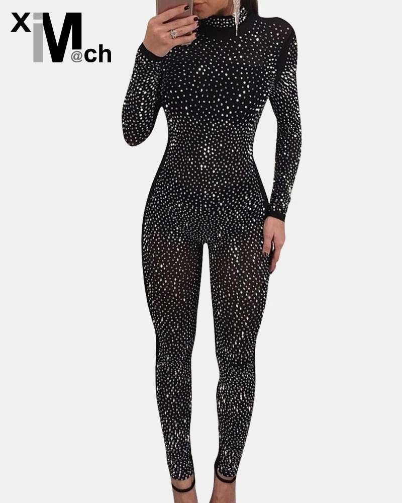 полупрозрачный комбинезон женский. боди-комбинезон со стразами. комбез сеточка. прозрачный комбез. прозрачный комбинезон женский обтягивающий.