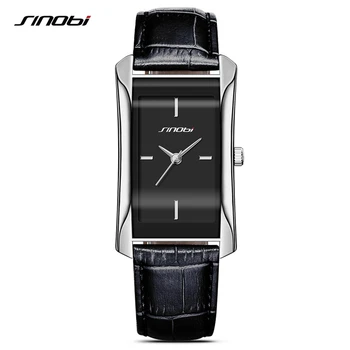 

SINOBI Woman Quartz Rectangle Wristwatches Quartz Clock Female Relogio Feminino ladies watch Luxury Brand new 2019