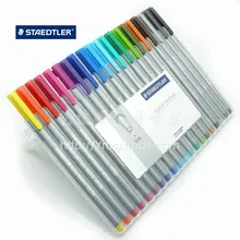 Staedtler 20 видов цветов многоцветная ручка иглы фломастер ручка-закладка эскизная ручка