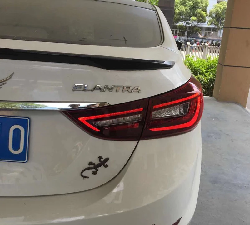 Светодиодный задний светильник в сборе для Hyundai Elantra задние лампы 2012 2017 фонарь