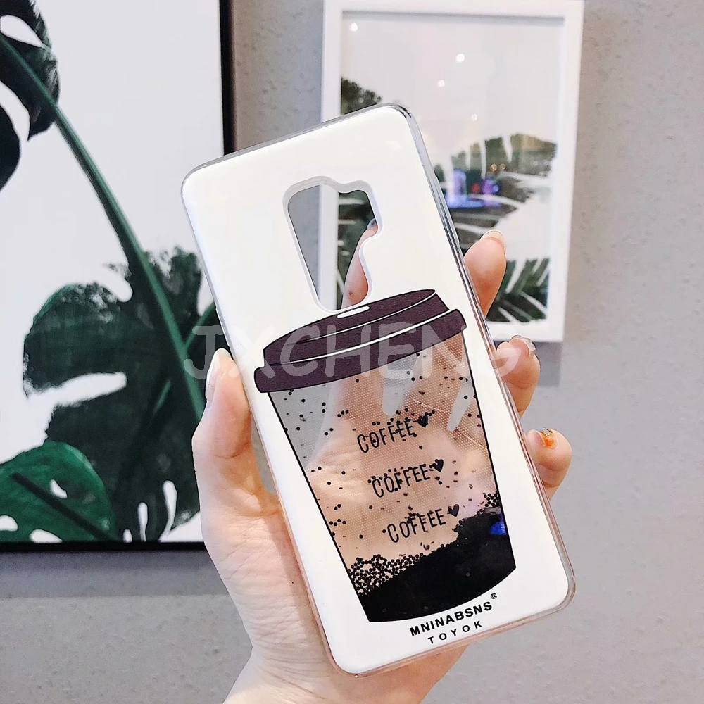 Кофе молоко чай чашка вода жидкость чехол для телефона Samsung Galaxy S7/edge/S8 S9 Plus